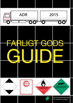 Farligt Gods Guide - ny version