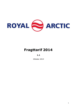 PDF Fragttarif - Royal Arctic Line