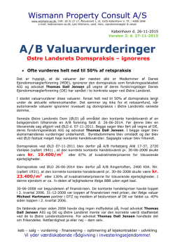 A/B Valuarvurderinger - Wismann Property Consult