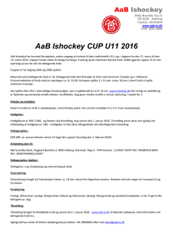 AaB Ishockey CUP U11 2016