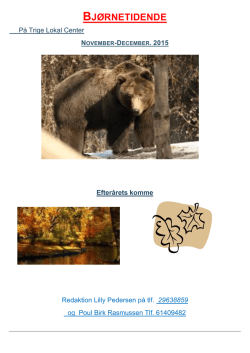 Bjørnetidende nov/dec 2015 (pdf 4 MB)