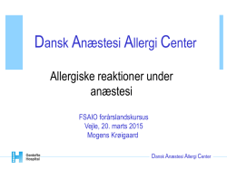 Dansk Anæstesi Allergi Center