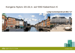 Kongens Nytorv 20-22,4. sal 1050 København K
