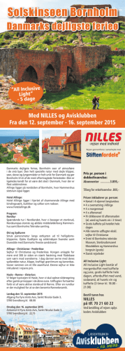 Bornholm 2015 - NILLES REJSER A/S