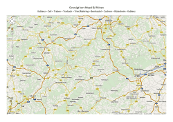 Kort over Mosel & Rhinen