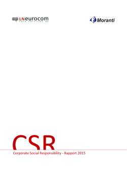 CSR Rapport - LN Eurocom