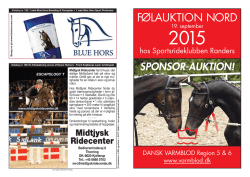 Sponsor auktion katalog 2015