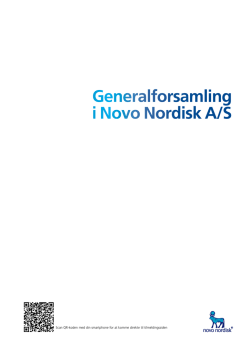 Generalforsamling i Novo Nordisk A/S