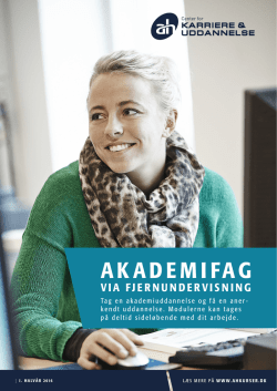 Akademifag - 1. halvår 2016 - Masterpiece .dk masterpiece.dk