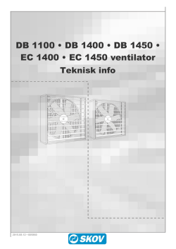 DB 1100 • DB 1400 • DB 1450 • EC 1400 • EC 1450