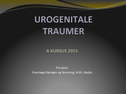 Urogenital radiologi 2015