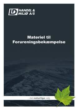 Materiel til Forureningsbekæmpelse