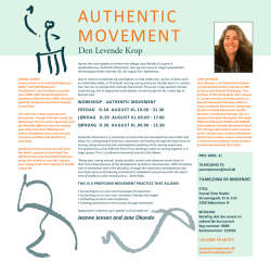 Læs mere om Workshop i Authentic Movement her