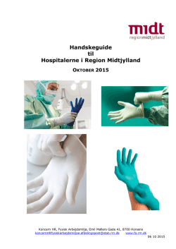 Handskeguide til Hospitalerne i Region Midtjylland