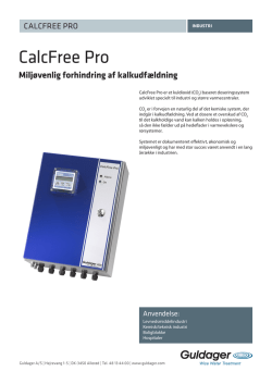 CalcFree Pro - Guldager A/S