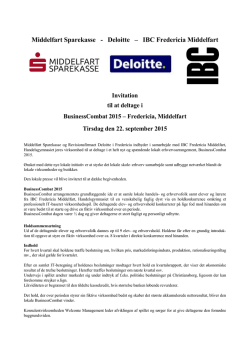 Middelfart Sparekasse - Deloitte – IBC Fredericia Middelfart