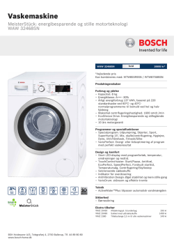 Bosch WAW 32468SN