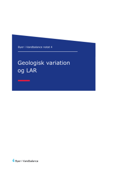 BIV-notat 4: Geologisk variation og LAR 1,8 MB pdf