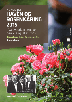 HAVEN og RoSENKÅRINg 2015