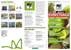 Program Morud Kunstdage 1.-2.-3. maj 2015