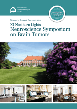 Neuroscience Symposium on Brain Tumors