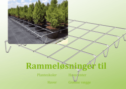 Rammeløsninger til