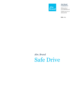 Se betingelser Safe Drive