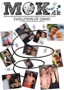 EVOLUTION OF DAVID