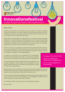 Innovationsfestival - Høje
