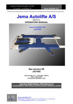 Jema Autolifte A/S