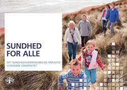 SUNDHED FOR ALLE - profilbrochure for Det