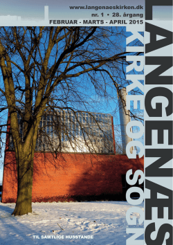 Langenæs Kirke & Sogn februar - marts - april 2015