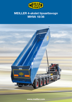 MEILLER 4-akslet tipsættevogn MHVA 18/36