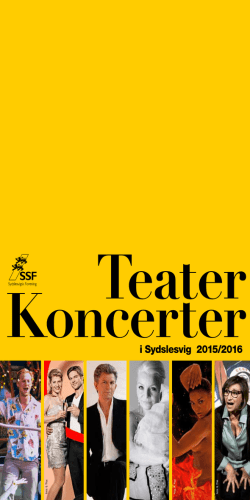 Teater- og koncertbrochuren 2015-16