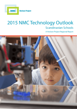 2015 NMC Technology Outlook for Scandinavian Schools