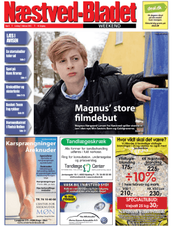 Magnus` store filmdebut
