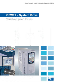 CFW11 - System Drive Variable Speed Drives