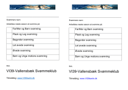 VI39-Vallensbæk Svømmeklub VI39-Vallensbæk