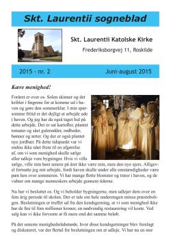 Sogneblad 2015-2 - Sankt Laurentii Kirke