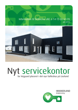 Nyt servicekontor - Himmerland Boligforening