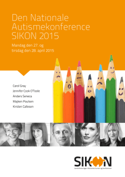 Den Nationale Autismekonference SIKON 2015