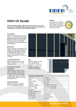 DAFA UV facade