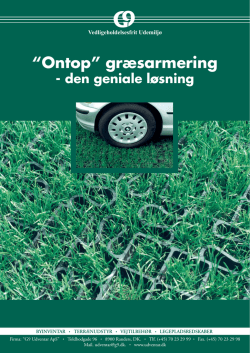 “Ontop” græsarmering