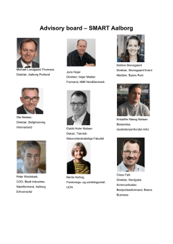 Advisory board – SMART Aalborg