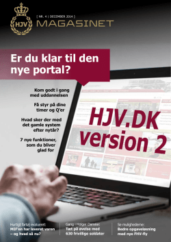 HJV Magasinet 4, 2014