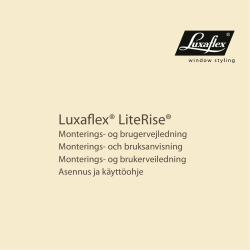 Luxaflex® LiteRise®