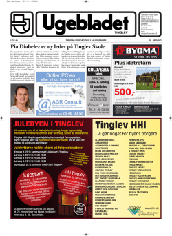 Læs Ugebladet uge 45 - Ugebladet for Tinglev