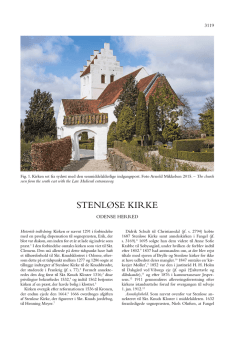 StENløSE KIrKE