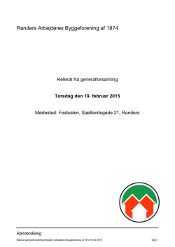 2015.02.19 Referat generalforsamling