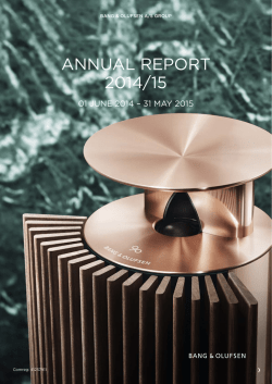 ANNUAL REPORT 2014/15